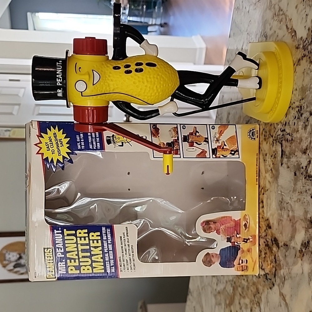 Vintage 1996 Planters Mr. Peanut Peanut Butter Maker